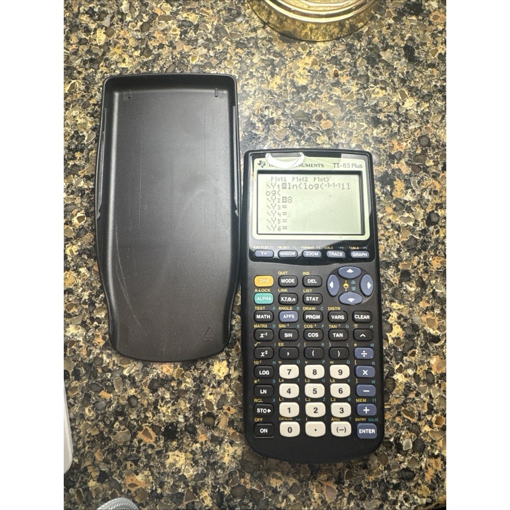 Texas Instruments Ti 83 Plus Graphing Calculator (Tested, Great Condition)
